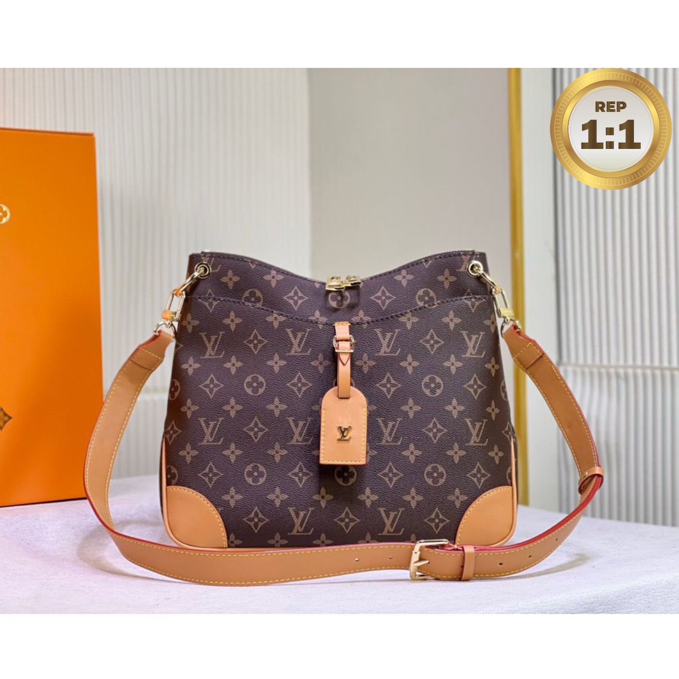 [REP 1:1] Louis Vuitton Odeon PM Monogram Canvas Brown For Women 11in/28cm